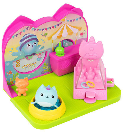 Gabby's Dollhouse Sæt - 6 Dele - Deluxe Room - Carnival