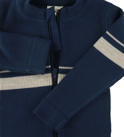 Voksi Cardigan - Uld - Poppy Blue Voksi Cardigan - Uld - Poppy Blue