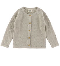 Voksi Cardigan - Uld - Seashell Sand Voksi Cardigan - Uld - Seashell Sand