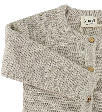 Voksi Cardigan - Wool - Seashell Sand
