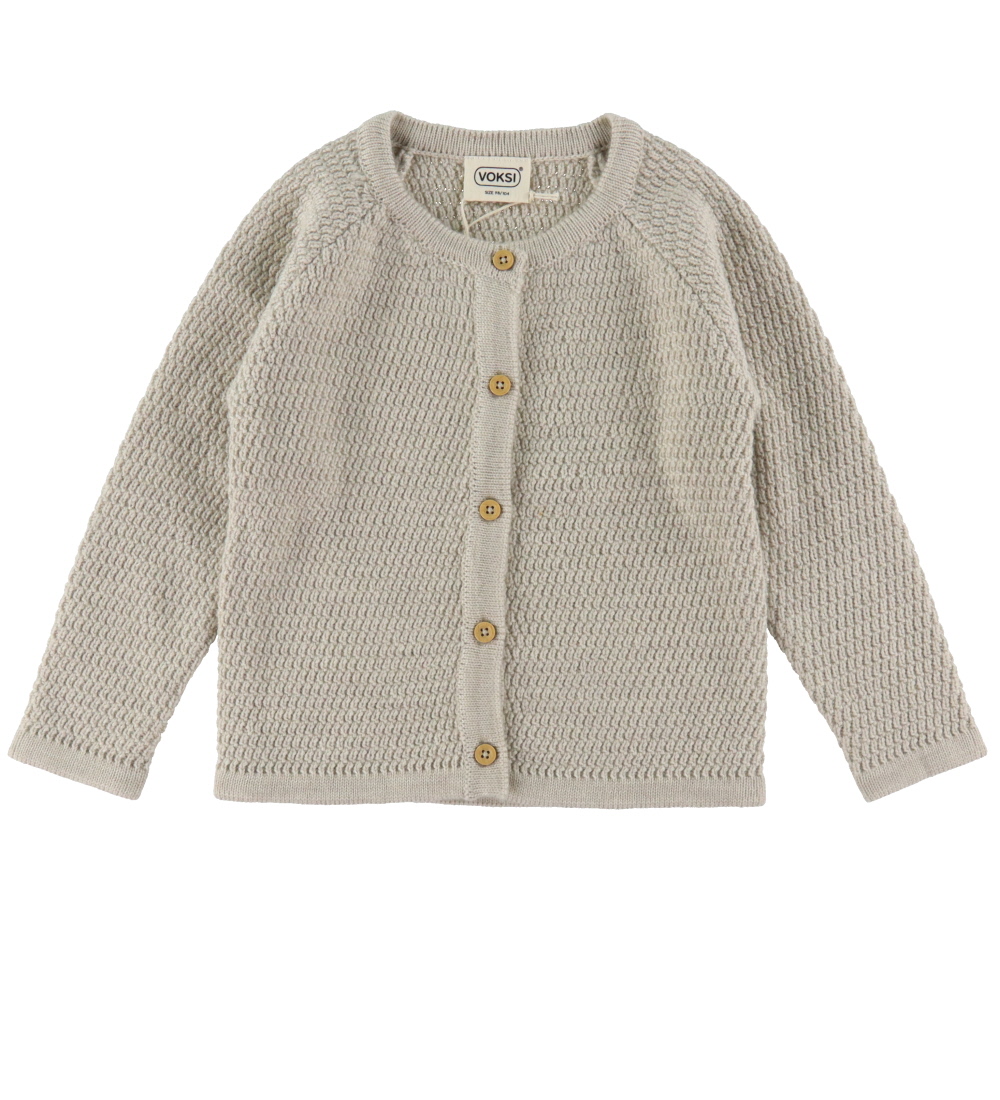 Voksi Cardigan - Wolle - Muschel Sand - Voksi - 3-4 Jahre (98-104) - Cardigans