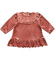Petit by Sofie Schnoor Kjole - Velour - Dee - Rust Red Petit by Sofie Schnoor Kjole - Velour - Dee - Rust Red