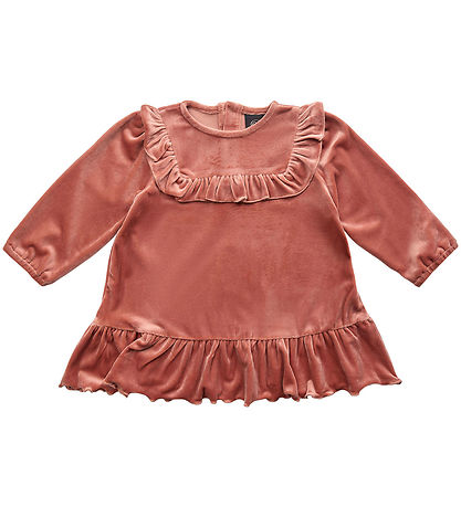 Petit by Sofie Schnoor Kjole - Velour - Dee - Rust Red Petit by Sofie Schnoor Kjole - Velour - Dee - Rust Red