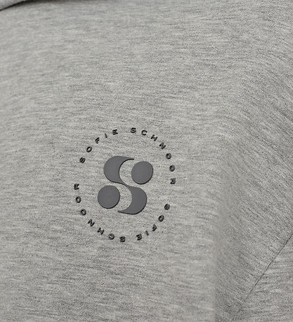 Sofie Schnoor Flickor Hoodie - Grey Melange