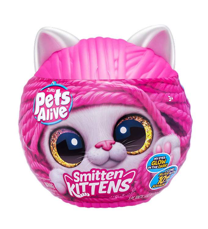 Zuru Smitten Kittens S1 - interaktiv babydukke i plys (3+)