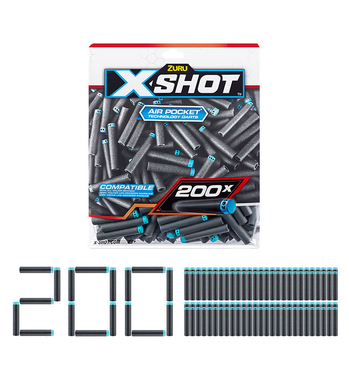 X-Shot Excel Pile Refill Pack med 200 st