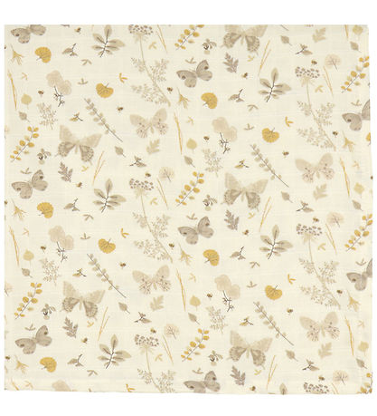 Cam Cam Stofbleer - 70x70 cm - 3-pak - Sommerfugl/Coral/Latte