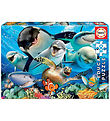 Educa Puslespil - Underwater Selfie - 40x28 cm - 100 Brikker Educa Puslespil - Underwater Selfie - 40x28 cm - 100 Brikker