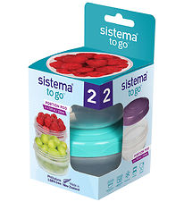 Sistema Beholdere - 2-pak - Portionpod - 210 ml - Mørkeblå/Turki
