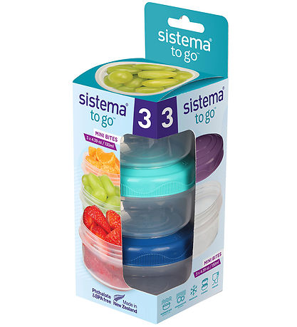 Sistema Beholdere - 3-pak - Mini Bites - 130 ml - Multi Sistema Beholdere - 3-pak - Mini Bites - 130 ml - Multi