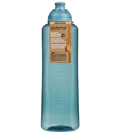 Sistema Madkasse m. Drikkedunk - 1,1 l/480 ml - Teal Stone Sistema Madkasse m. Drikkedunk - 1,1 l/480 ml - Teal Stone