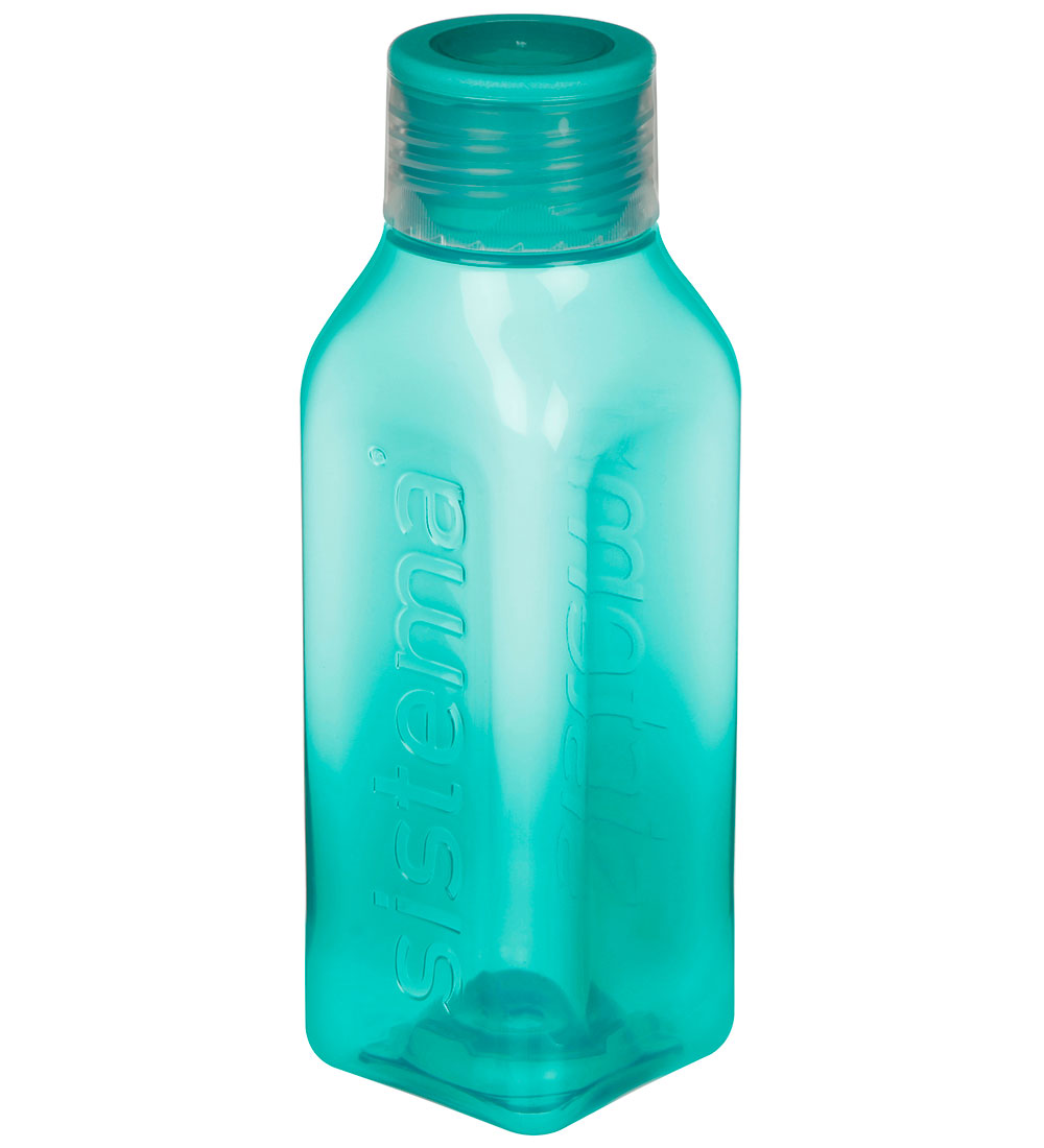 Sistema Trinkflasche - Square - 475 ml - Türkis - Sistema - One Size - Trinkflaschen
