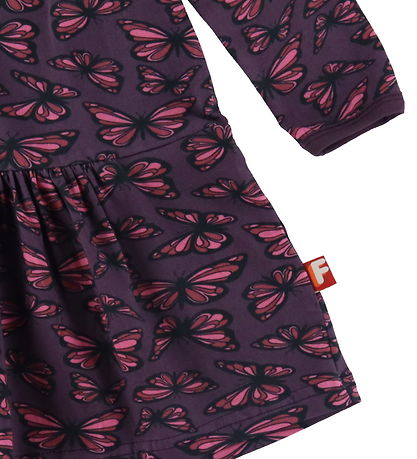 DYR-Cph Kjole - DYRZanzi - Grey Viola Flutter