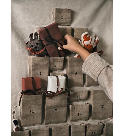 Ferm Living Julekalender - Pine - Mini - Natural Ferm Living Julekalender - Pine - Mini - Natural