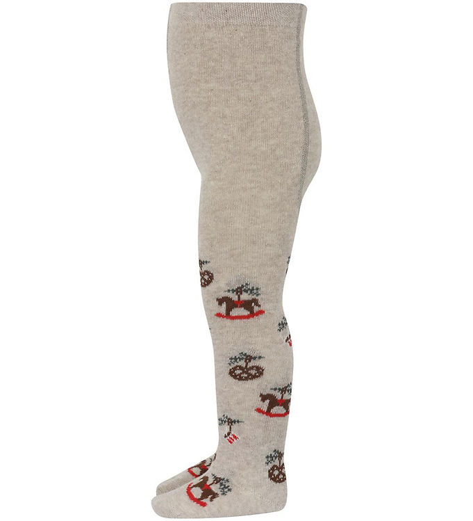 MP Strømpebukser - Julle - Beige Melange