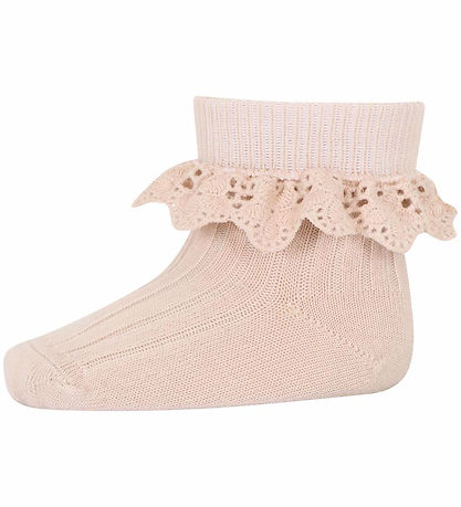 Chaussettes av. Blond MP - Laine - Lea - Rose Dust Chaussettes av. Blond MP - Laine - Lea - Rose Dust