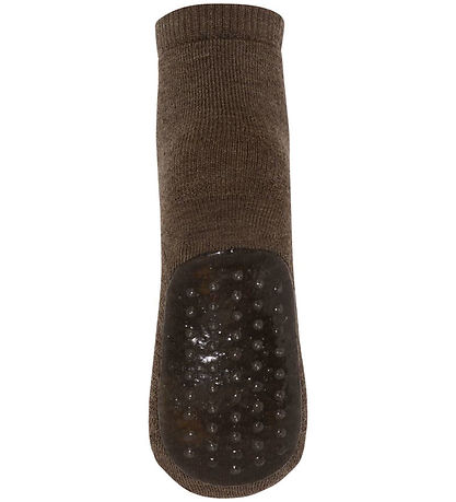 Chaussettes MP - Laine - Antidérapant - Brown Mélange Chaussettes MP - Laine - Antidérapant - Brown Mélange