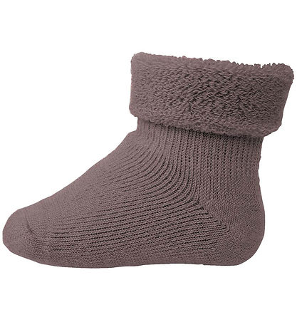 Chaussettes de Bébé MP - Laine - Dark Purple Dove Chaussettes de Bébé MP - Laine - Dark Purple Dove