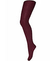 MP Tights - Wool - Rib - Wine Ed