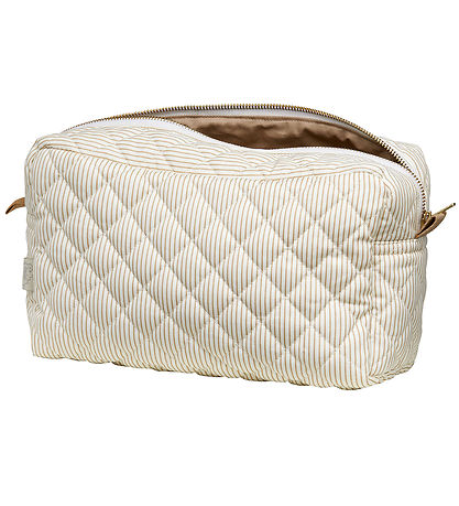 Cam Cam Toiletry Bag - Large - Classic+ Stripes Camel/Camel