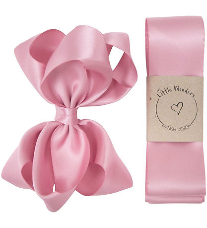 Little Wonders Dåbsbånd m. Sløjfe - Quart Rose Little Wonders Dåbsbånd m. Sløjfe - Quart Rose
