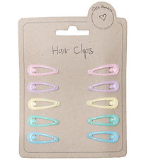 Little Wonders Hårspænder - 10-pak - Pastel Glitter Little Wonders Hårspænder - 10-pak - Pastel Glitter