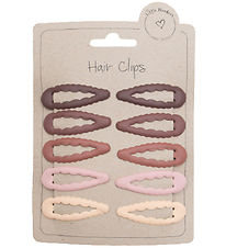 Little Wonders Hårspænder - 10-pak - Brune Farver Little Wonders Hårspænder - 10-pak - Brune Farver