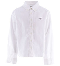 GANT Skjorte - Shield Oxford - Hvid GANT Skjorte - Shield Oxford - Hvid