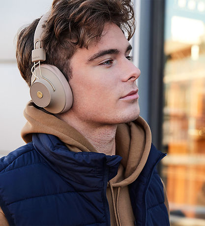 Kreafunk Høretelefoner - aBEAT Qi - Bluetooth - Ivory Sand