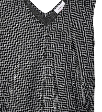 Vero Moda Girl Kjole - VmLiva - Grå m. Tern Vero Moda Girl Kjole - VmLiva - Grå m. Tern