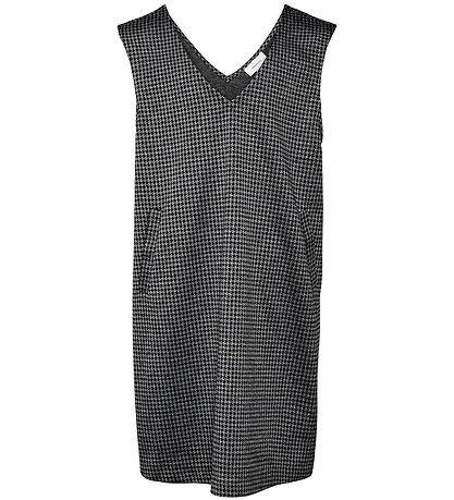 Vero Moda Girl Kjole - VmLiva - Grå m. Tern Vero Moda Girl Kjole - VmLiva - Grå m. Tern