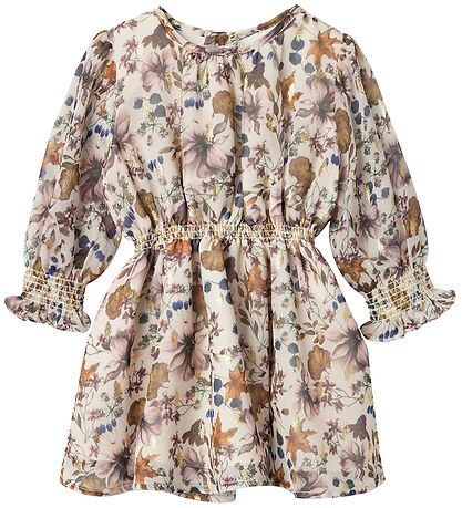 Name It Dress - NbfReflora - Jet Stream w. Flowers Name It Dress - NbfReflora - Jet Stream w. Flowers
