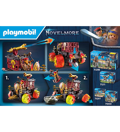 Playmobil Novelmore - Burnham Raiders Ildka... - 71299 - 46 Dele