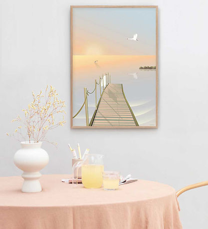 Vissevasse Plakat - 50x70 cm - Bathing Bridge Vissevasse Plakat - 50x70 cm - Bathing Bridge