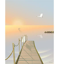Vissevasse Plakat - 30x40 cm - Bathing Bridge Vissevasse Plakat - 30x40 cm - Bathing Bridge