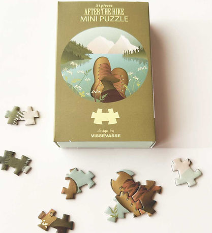 Vissevasse Puslespil - Mini - 11x11 cm - 31 Brikker - After The  Vissevasse Puslespil - Mini - 11x11 cm - 31 Brikker - After The