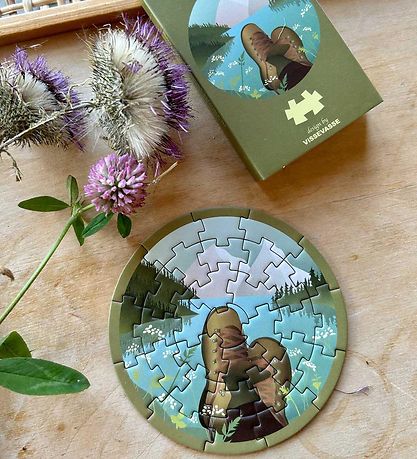 Vissevasse Puslespil - Mini - 11x11 cm - 31 Brikker - After The  Vissevasse Puslespil - Mini - 11x11 cm - 31 Brikker - After The