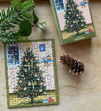 Vissevasse Puslespil - Mini - 10x13 cm - 42 Brikker - Christmas  Vissevasse Puslespil - Mini - 10x13 cm - 42 Brikker - Christmas