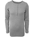 Hound Bluse - Granddad - Grey Mix Hound Bluse - Granddad - Grey Mix