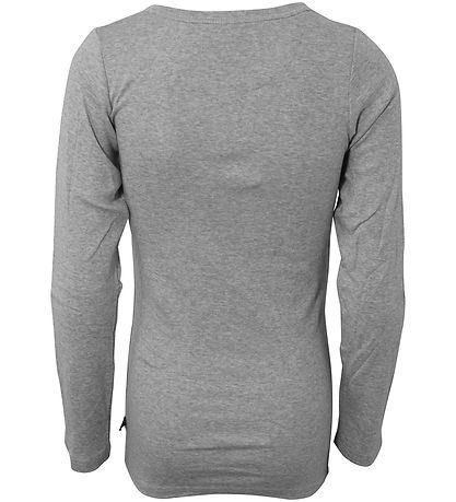 Hound Bluse - Granddad - Grey Mix Hound Bluse - Granddad - Grey Mix