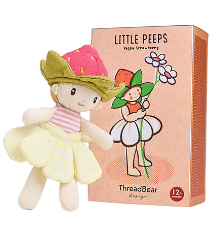 ThreadBear Dukke - Little Peeps - Poppy Strawberry ThreadBear Dukke - Little Peeps - Poppy Strawberry