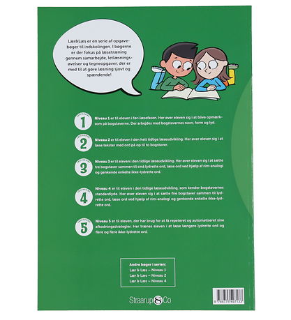 Straarup & Co Bog - Lær & Læs - Læsetræning 3 - Dansk