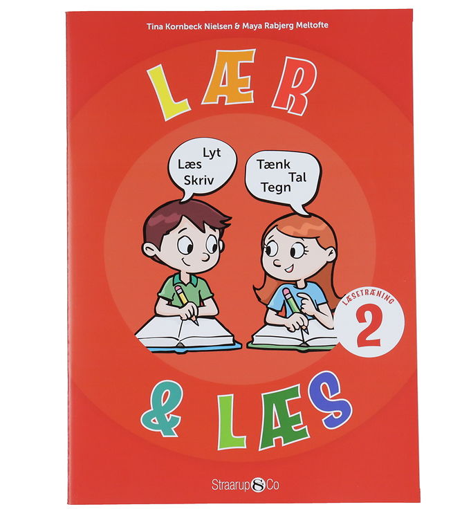 Straarup & Co Bog - Lær & Læs - Læsetræning 2 - Dansk