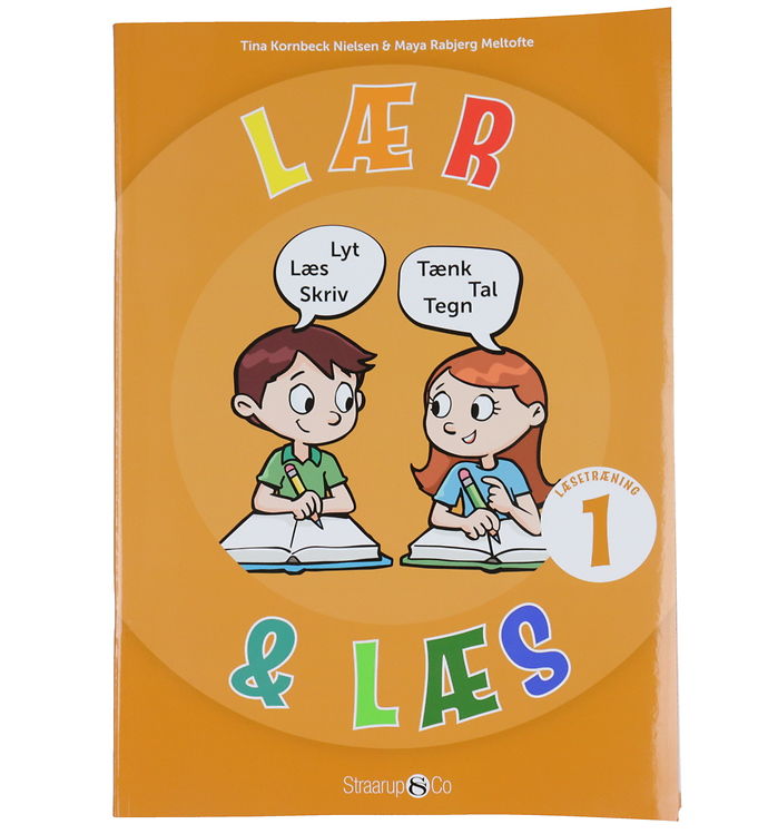 Straarup & Co Bog - Lær & Læs - Læsetræning 1 - Dansk