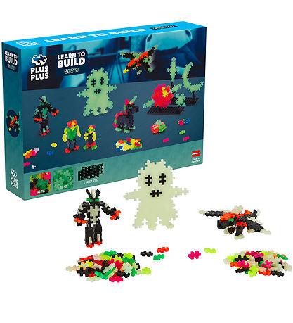Plus-Plus Learn To Build - 500 stk. - Glow Plus-Plus Learn To Build - 500 stk. - Glow
