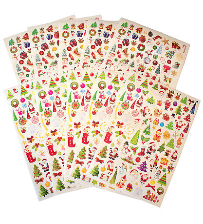 Playbox Klistermærker - 1000 stk. - Christmas Stickers