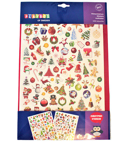 Playbox Klistermærker - 1000 stk. - Christmas Stickers