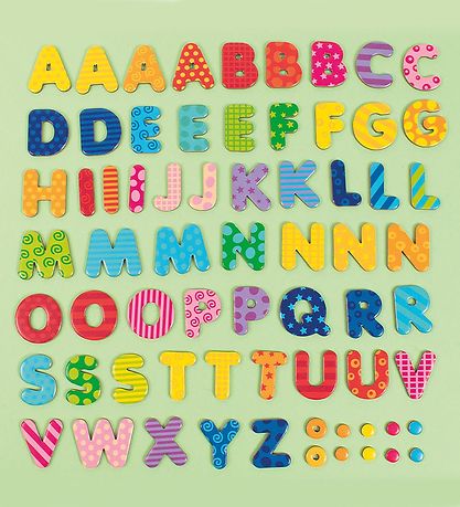 Playbox Magneter - 60 stk. - Magnetic Letters