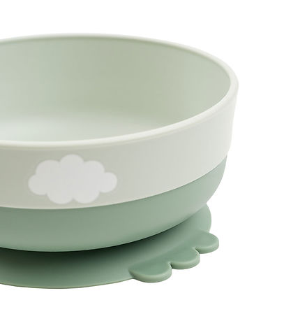 Done By Deer Spisesæt - Foodie - 3 Dele - Happy Clouds Green