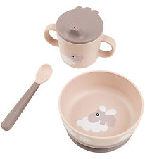 Done By Deer Spisesæt - 3 Dele - Foodie - Happy Clouds Powder Done By Deer Spisesæt - 3 Dele - Foodie - Happy Clouds Powder